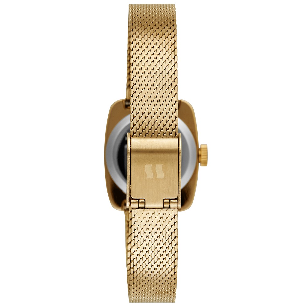 Relógio Seculus Feminino Dourado Numeração Completa