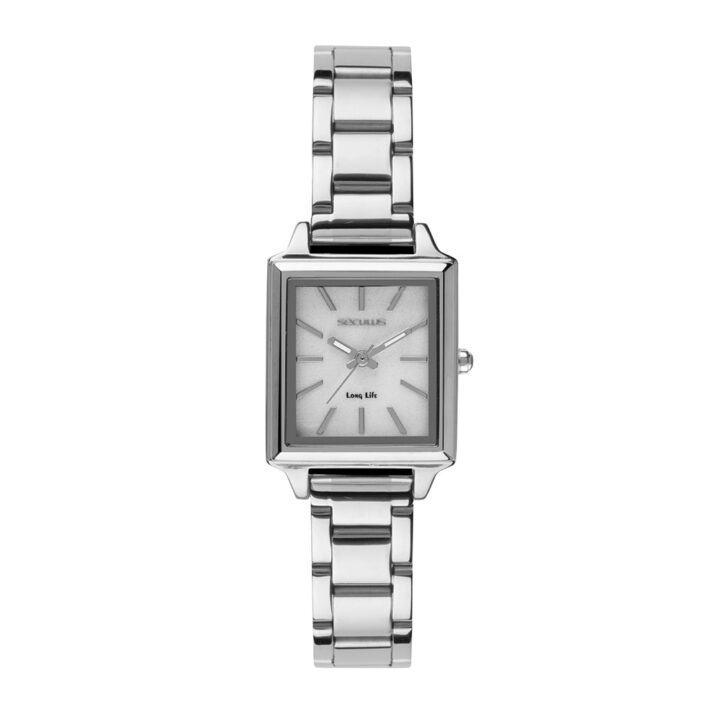 44338L0SVNA3 Relógio Seculus Feminino Retangular Prata