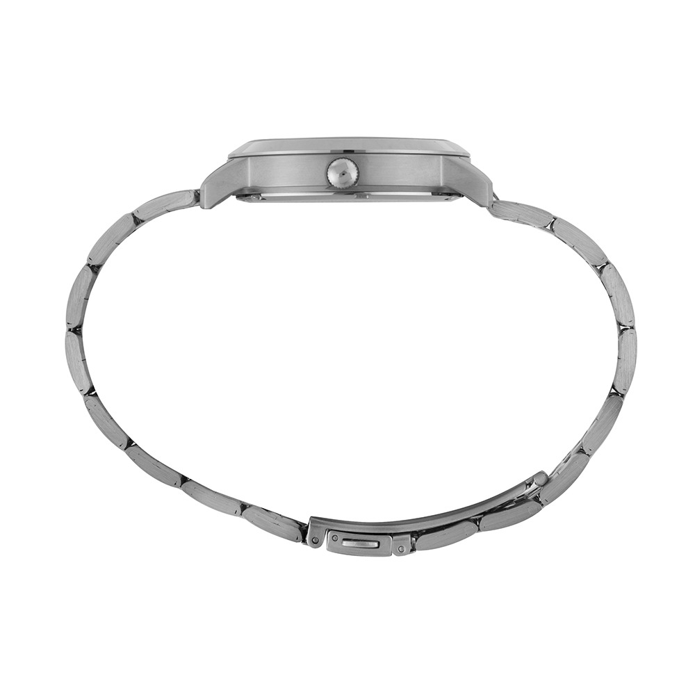 44337L0SVNA3 Relógio Seculus Feminino Prata Clássico Madrepérola