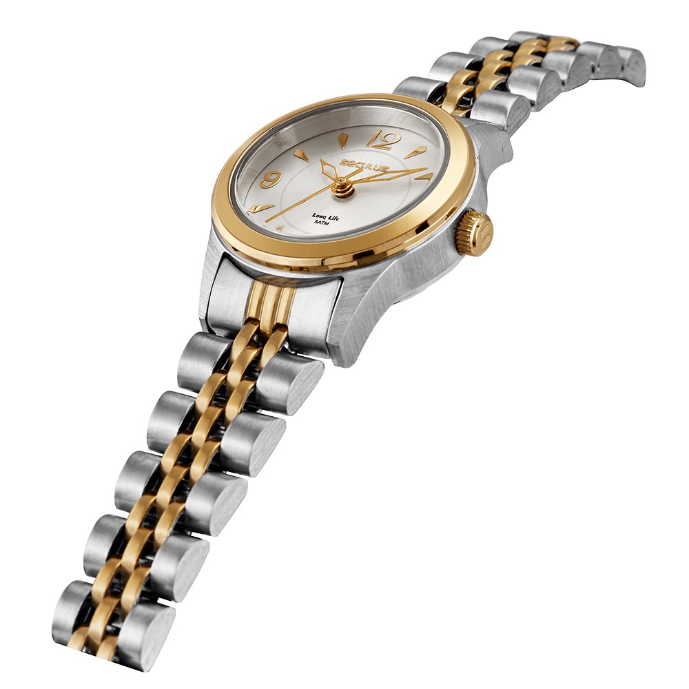 Relógio Seculus Feminino Bicolor