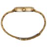 Relógio Seculus Feminino Dourado com Vidro Facetado