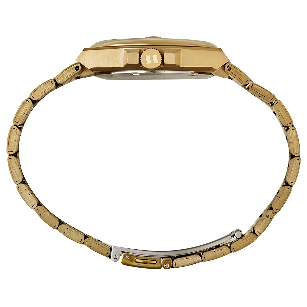 44263GPSVDA3 Relógio Seculus Masculino Social Calendário Aço Dourado