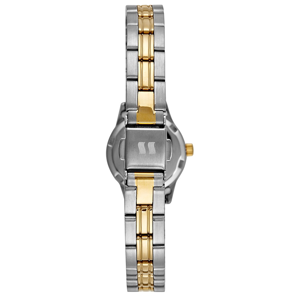 Relógio Seculus Feminino Madrepérola Bicolor