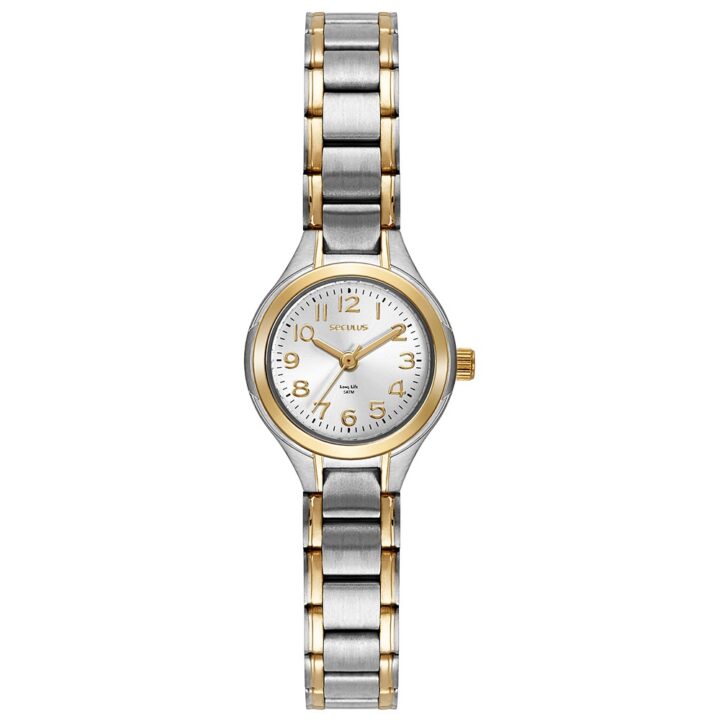44188LPSVBA3 Relógio Seculus Feminino Bicolor