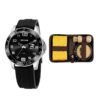 Relógio Seculus Masculino Silicone Preto