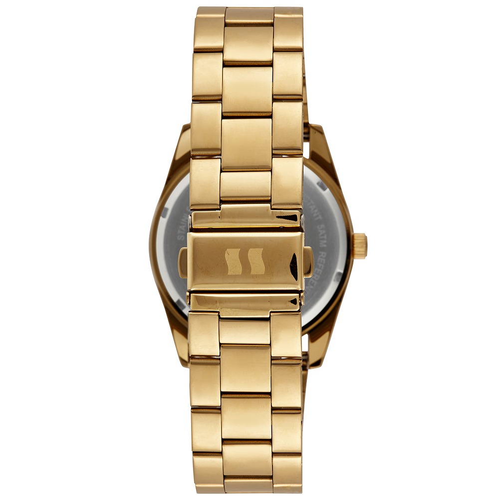 21000GPSVDA2 Kit Relógio Seculus Masculino Dourado
