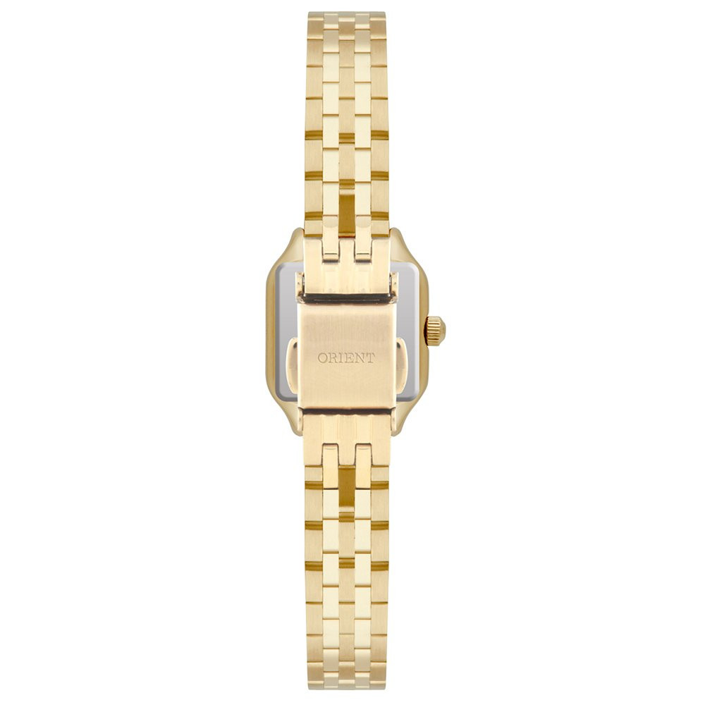LGSS0076-C3KX 2 Relógio Orient Mini Feminino Analógico Dourado Com Cristais Swarovski