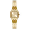LGSS0076-C3KX Relógio Orient Mini Feminino Analógico Dourado Com Cristais Swarovski
