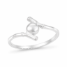 Anel Bolinha Com Detalhes Prata 925
