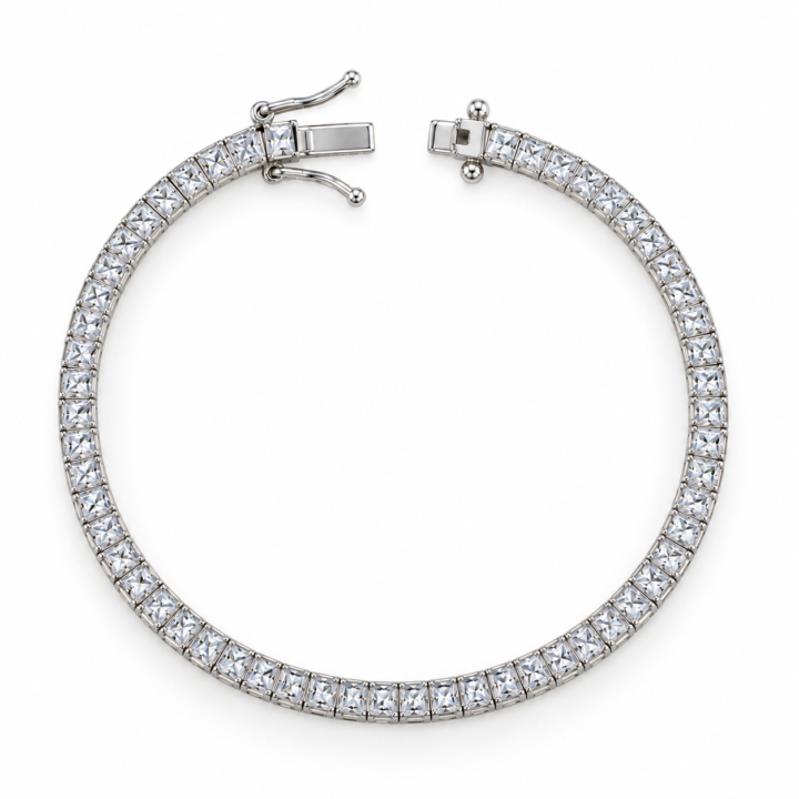 Pulseira Riviera 3 Milímetros Prata 925