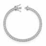 PULSEIRA RIVIERA PR23 Pulseira Riviera 3 Milímetros Prata 925