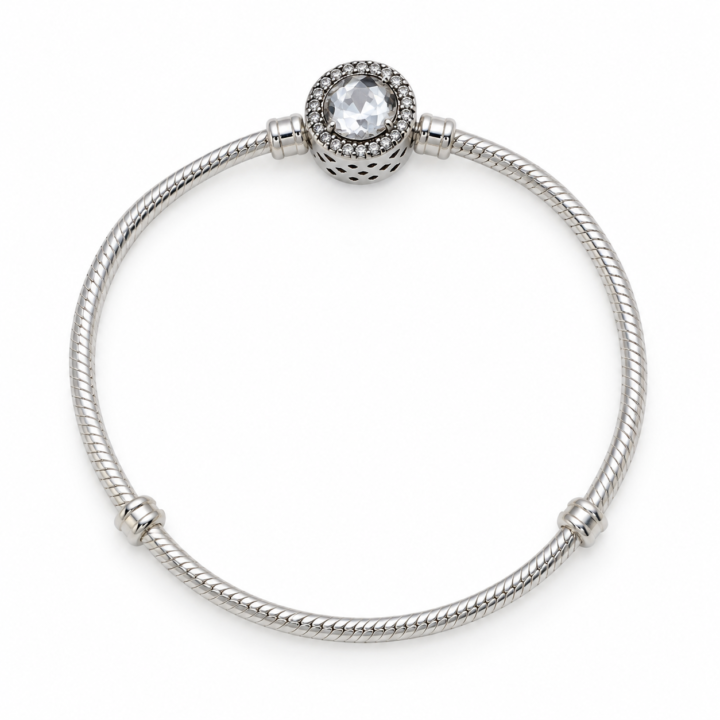 Pulseira Para Berloque Prata 925
