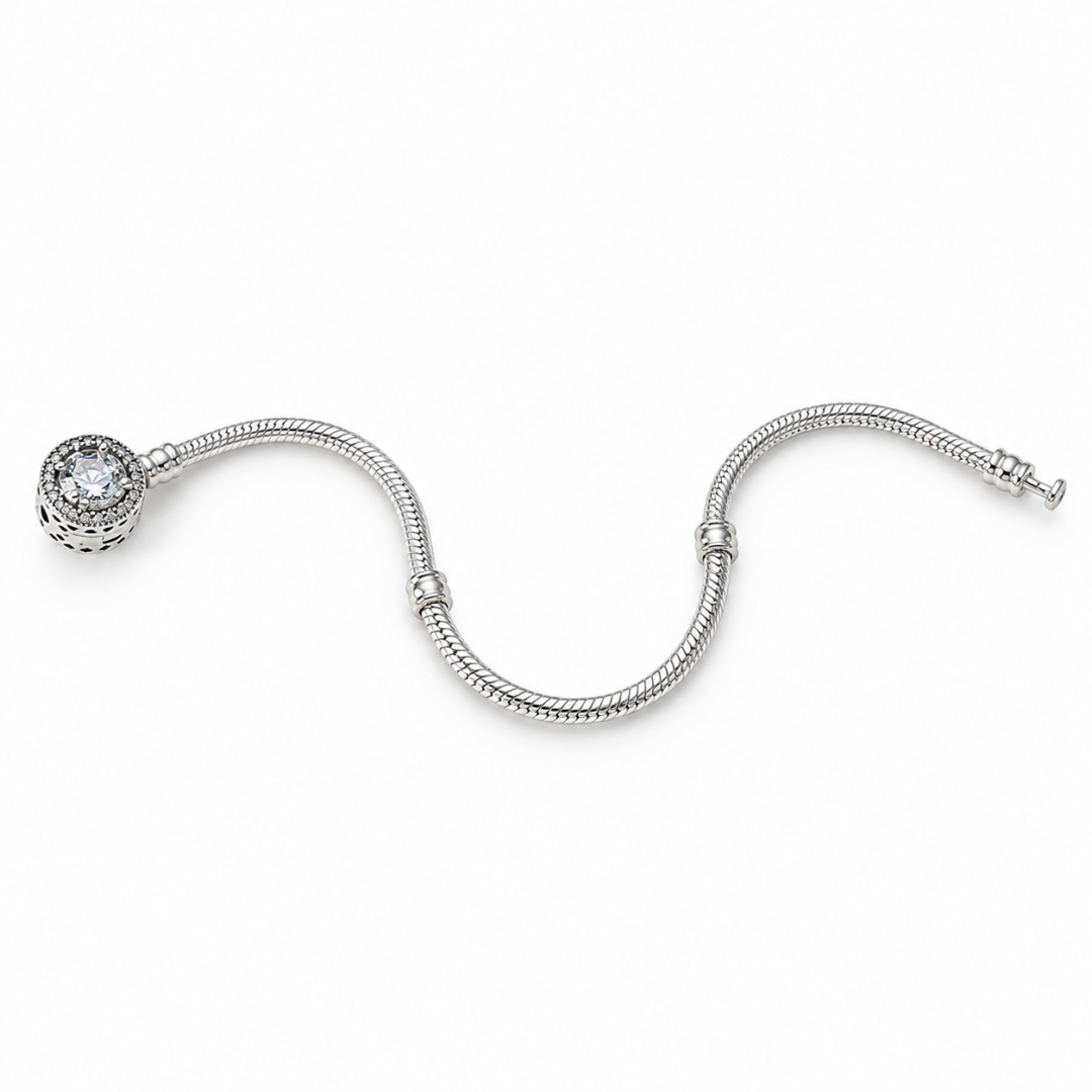 PULSEIRA PARA BERLOQUE PB1 Pulseira Para Berloque Prata 925