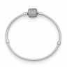 PULSEIRA PARA BERLOQUE PB5 TAMBOR Pulseira Para Berloque Tambor Cravejado Prata 925