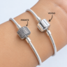 PULSEIRA TAMBOR PB6 Pulseira Para Berloque Prata 925